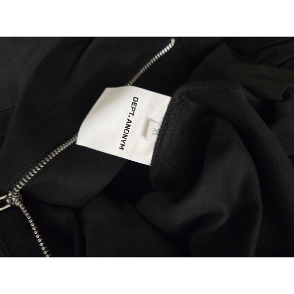 NWT Mens Dept*Anonym XL Black Trousers / 32" Waist / Adjustable Cuff Pants - Picture 8 of 10